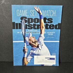Sports Illustrated Magazine March 2024 Novak Djokovic Tennis Issue Sport Reading